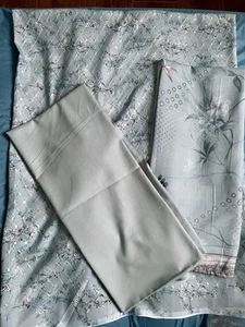 3 Piece Unstitched Winter Collection Suit Pakistani Indian Shalwar Kameez Asian - Picture 1 of 3