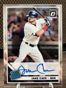Jake Cave 2019 Panini Donruss Optic Baseball Rated Rookie Auto #RRS-JC - Bild 1 von 2