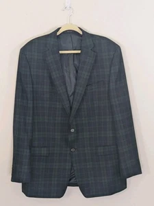 Lauren Ralph Lauren Blazer Jacke Herren 44 L marineblau grün Madras kariert schottisch gebraucht, in einwandfreiem Zustand - Bild 1 von 11