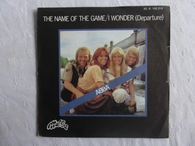abba-the name of the game-i wonder(departure)-SP 45 tours - Photo 1/2