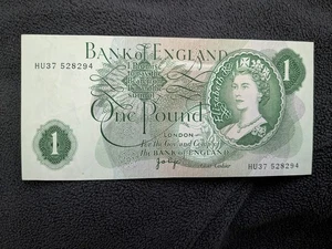 antiguo billete de 1£ banco de inglaterra hu37 528294 página - Imagen 1 de 2