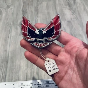 1974 1975 1976 Firebird Trans Am Front Nose Header Panel Emblem #493280 L-7000 - Picture 1 of 7