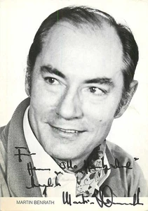 Martin Benrath - Signierte Autogrammkarte - Schauspieler - Picture 1 of 2