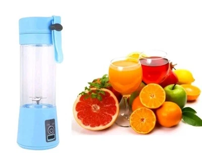 Mini frullatore portatile da viaggio succo di frutta frullati vari colori 380ml - Immagine 1 di 2