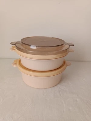 Tupperware Tupperwave 200 Mikrowellen Kasserollen-Set 750 ml/1 L RAR NEUWERTIG - Bild 1 von 4
