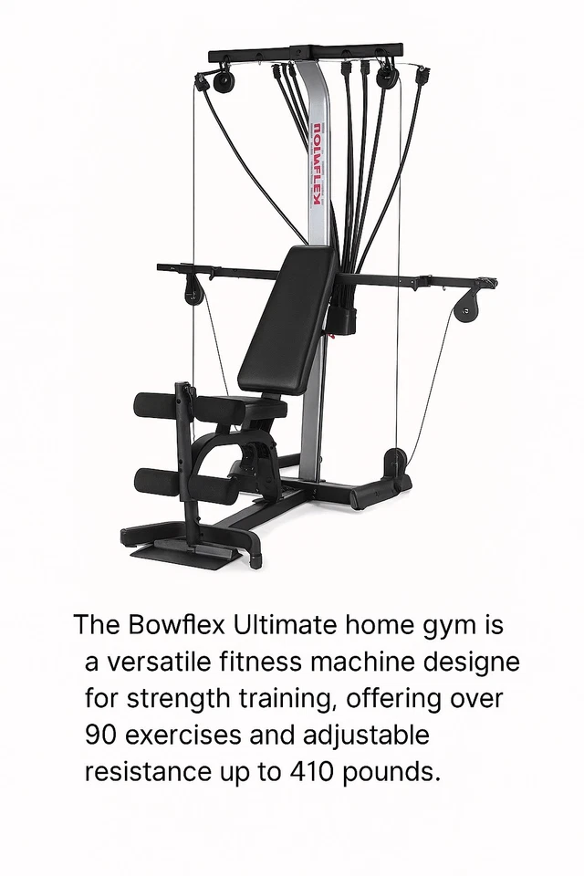 Bowflex Ultimate: 90+ exercises, versatile home gym with 410lb resistance - Image 1 of 1