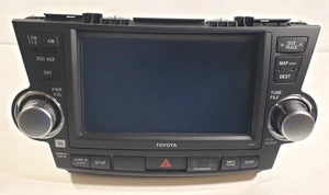 2011-2013 Toyota Highlander Limited 86120-0E410 OEM CD Player Navigation JBL - Foto 1 di 23