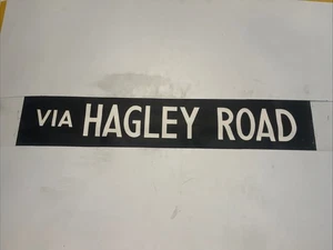 HAGLEY ROAD - Hockley Perry Bar 4.1976 Bus Blind 36” Gift - Picture 1 of 11