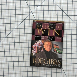 Racing to Win Joe Gibbs 2002 Signed First Edition NASCAR Sports Redskins NFL - Bild 1 von 12