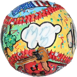 Béisbol autografiado por Billy Ray Cyrus - Arte de Charles Fazzino - B592982 - Imagen 1 de 1