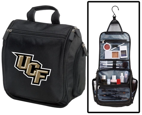 UCF Knights Cosmetic Bag- Shaving Kit Central Florida Logo Travel Bag Dopp Kit Cover