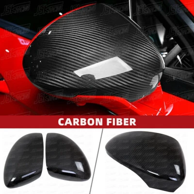 Cubierta de espejo retrovisor lateral de fibra de carbono apta para Porsche Panamera 971 2017-2019 Foto 1 de 4