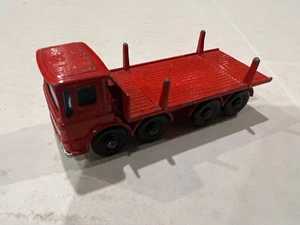 Vintage Matchbox Series Lesney No.10 Leyland Pipe Truck Red Made in England - Picture 1 of 6