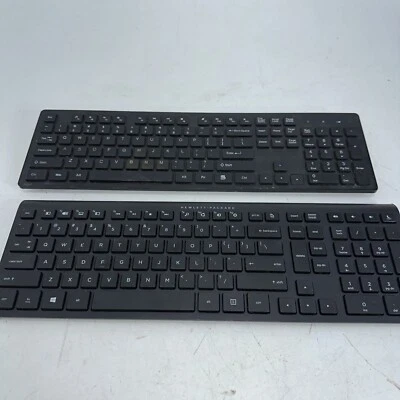2 Wireless Keyboards NO DONGLE - UNTESTED HP & Unbranded - Image 1 of 4