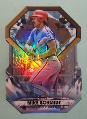2022 Topps Update MIKE SCHMIDT #DGC22 Diamond Greats Die Cuts Silver Foil  - Image 1 of 3