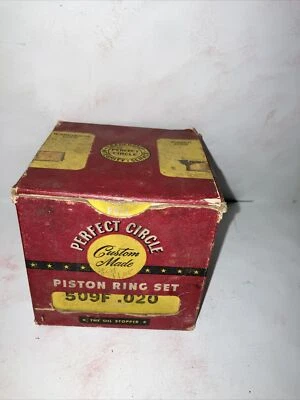 Anillos de pistón nuevo de colección Perfect Circle # 509F .020 Dodge/Plymouth Truck 37-40 Foto 1 de 4