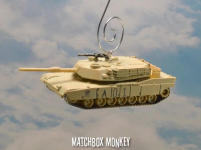 M1 Abrams MBT US Army Tank Military Christmas Ornament Operation Desert Storm - Image 1 of 4