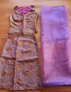 VESTIDO FIESTA - 100% SEDA NATURAL - TALLA 38 (ESTUDIO ERRE) - Imagen 1 de 11