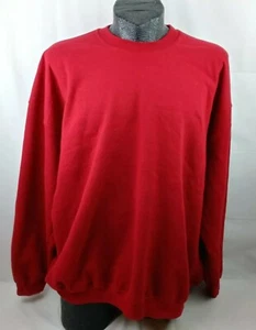 Sudadera Gildan De Colección Para Hombre Grande y Alta Talla 5XL Mezcla Pesada Roja LS Pullover - Imagen 1 de 12