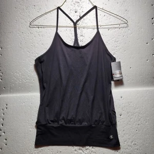 Champion Top Womens Small Tank Black Sportswear Jogging Outdoor Workout NWT - Picture 1 of 16