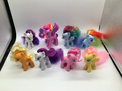 My Little Pony G4 Lot of 8 Twilight Pinkie Fluttershy Rarity etc USED AS IS A14 Cover