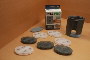 Pill Pro 7 Tage Wochen Organizer 4 Fächer Morgen Mittag Abend Bett Medikamente  - Bild 1 von 10