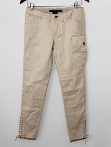 Ralph Lauren Sport NEW Jodhpurs Lace Up Equestrian Riding Pants Buckle Back Sz 4 - Picture 1 of 7