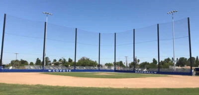 Jones-Sports Pre-Cut #36 Nylon Borderless Protective Backstop Boundary Netting - Image 1 of 4