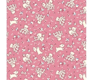 Toy Box Miniatures Puppy Dog in Pink Fabric by Washington Street Studio - Picture 1 of 1