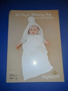 Stylecraft Royal Sleeping Bag And Travel Blanket Knitting Pattern 8770 - Picture 1 of 1