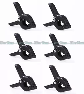 6pcs Background Clamps Clip For Studio Photography Muslin Backdrop Support Light - Picture 1 of 4