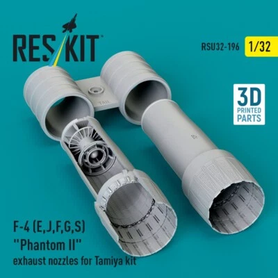 F-4 (E, J, F, G, S) exhaust nozzles for Tamiya kit 1/32 ResKit RSU32-0196 - Image 1 of 4