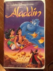 Disney Aladdin VHS Prerecorded Family Movie in Original Box from USA Seller - Picture 1 of 1