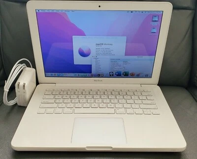 Perfect Apple laptop MacBook 13" White 2.4GHz|16GB|500GB SSD|Monterey-HighSierra - Image 1 of 4