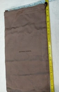 Bottega Veneta Shoe/ Purse Dust Bag Drawstring - 8”x 15” Gray / Grey - Lot Of 2 - Picture 1 of 3