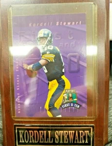Kordell Stewart Framed Football Card Holder Wall Plaque 1997 Playoff - Picture 1 of 4