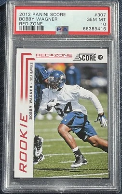 💎Bobby Wagner 2012 Pontuação 307 #5/20 RED ZONE PSA 10 Rookie Card RC *Pop-1*💎 - Imagem 1 de 2