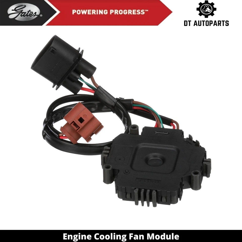 For 2008-2015 Audi TT Quattro Engine Cooling Fan Module Gates 2009 2010 2011 - Image 1 of 4