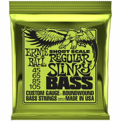 Saiten E-Bass Ernie Ball Regular Slinky Bass 2852 .045-105 Short Scale Bass Sait