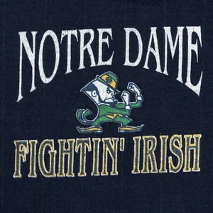 Camisa de Colección Universidad de Notre Dame Fightin' Irish Jersey Algodón Mediana Abotonada - Imagen 1 de 6