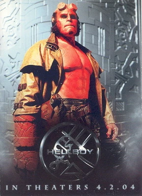 Tarjeta promocional Hellboy the Movie 2004 Inkworks P1 Foto 1 de 2