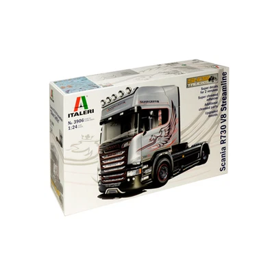 CAMION SCANIA R730 STREAMLINE 4x2 KIT 1:24 Italeri Kit Camion Modellino Nuovo - Immagine 1 di 4