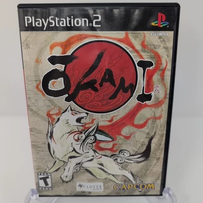 Okami (PS2, 2006) 1st Print Black Label - Complete CIB - Minty Manual, VGC Disc - Image 1 of 4