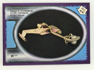 1979 Star Trek Topps Sticker Card #20 PACK FRESH - Image 1 of 2