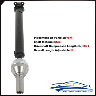 Front Driveshaft 938-251 For Chrysler Aspen 2007-08 Dodge Durango 04-09 4WD/AWD - Image 1 of 4
