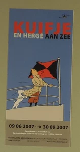 Herge Tim und Struppi Faltblatt Tim und Struppi in Ostende 2007 NL - Bild 1 von 3