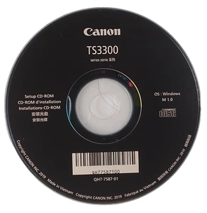 Canon TS3300 printer Setup CD-Rom - PC WINDOWS software - disc only - Fast Ship - Picture 1 of 2