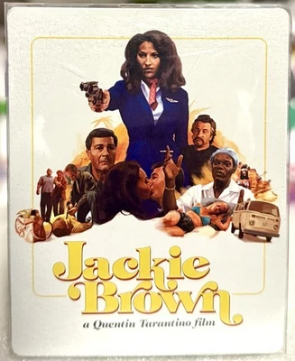 JACKIE BROWN BR STEELBOOK ZAVVI LE 2011 OOP 4000 MADE w/CASE QT Approved Artwork - Image 1 of 4