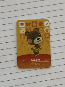 Nintendo Animal Crossing Amiibo Card/CHIP #17 Acero RARO - Foto 1 di 2