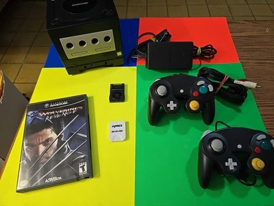 Nintendo GameCube DOL-001+Gameboy Player+2 Generic Remotes+ 2 Mem Cards/game - Photo 1/4